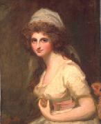 George Romney Emma Hart, later Lady Hamilton, in a White Turban Sweden oil painting artist